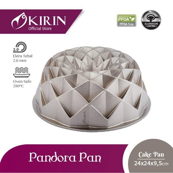 Kirin Loyang Kue Bolu Cake Pan Pandora 24cm