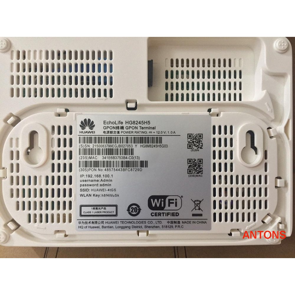 Cara Setting Modem Huawei Hg8245h5 Cara Setting Wifi Indihome Huawei 4737