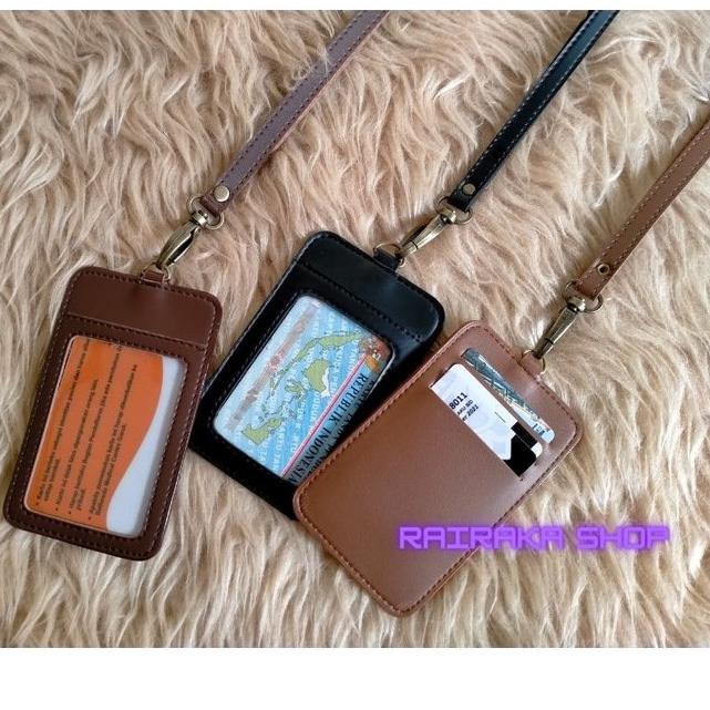 

[PRODUK JZLDY] Id Card Kulit Name Tag Kulit Card Holder ZTS