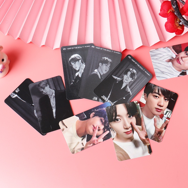 7pcs Kartu Foto Lomo Kpop BTS Bangtan Boys Album MOTS 7: THE JOURNEY Untuk Hadiah ARMY