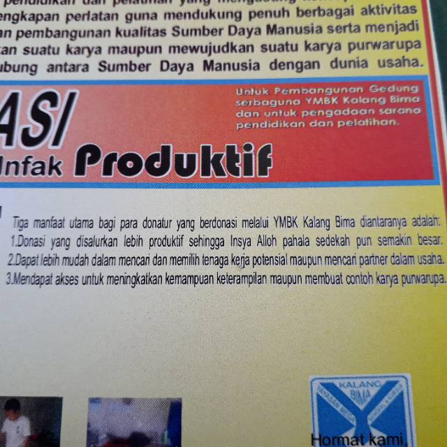 Donasi Pembangunan Gedung Multi Guna Ymbk Kalang Bima Shopee Indonesia