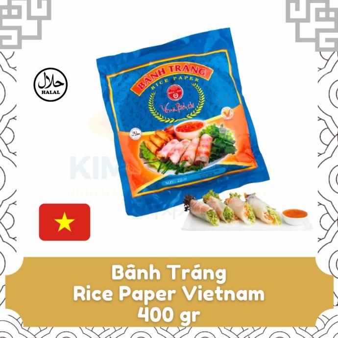 

Banh Trang Rice Paper / Kulit Lumpia Vietnam 22 cm 400 gr TERLARIS TERPERCAYA ORIGINAL