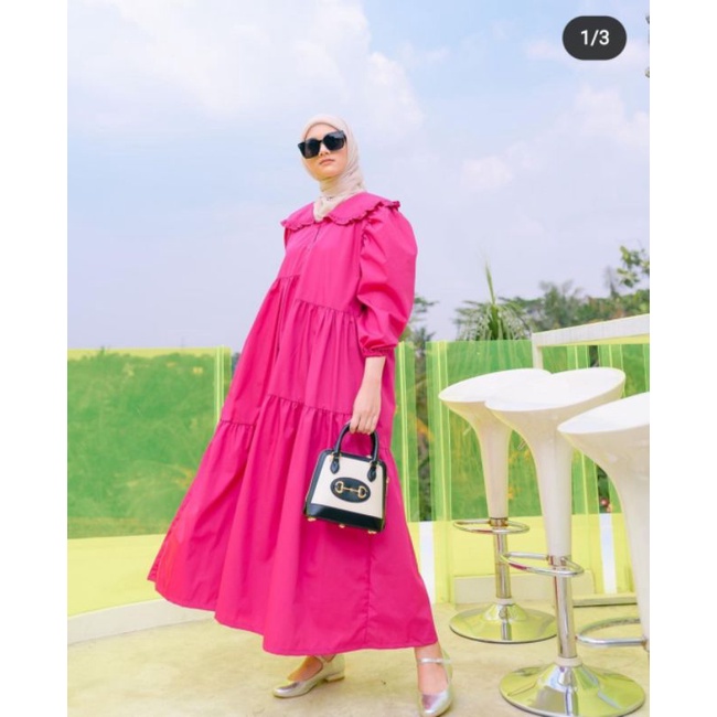 Hava Dress Fuchia by Haideeorlin