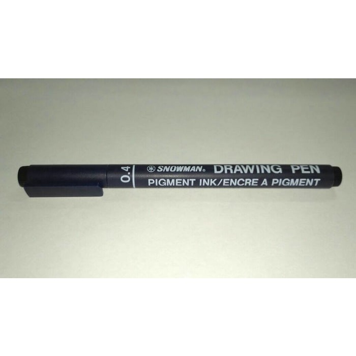

Pendrawing- Termurah Drawing Pen Snowman 700 Size Pen - 0,4 (Black) -Drawing-Pen.