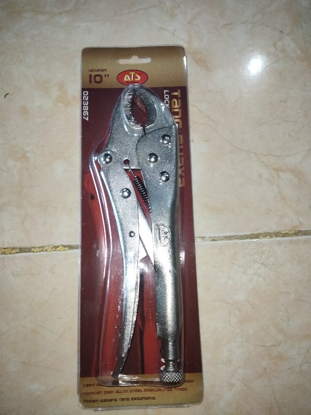 Tang Buaya 10 Inch - Lock Grip Pliers By Ats