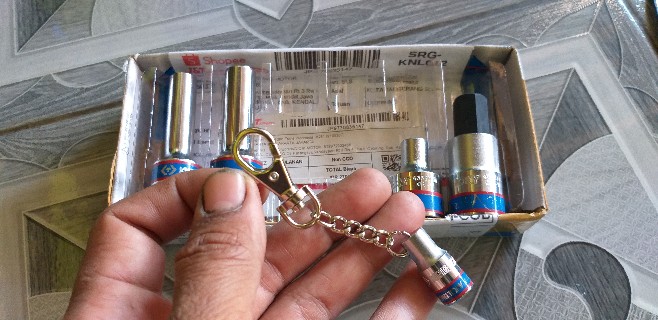 Kunci Socket 10mm -1/2dr.deep Socket 10mm 6pt 77 - King Tony 0423510mc Kunci Shock Kunci Soket