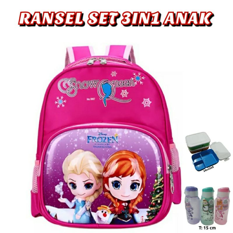 dem_sare / DS1129 Tas Ransel Anak Sekolah PAUD TK SD tas ransel sekolah anak perempuan karakter  Karakter Bag Backpack Mini Motif Cartoon Cute