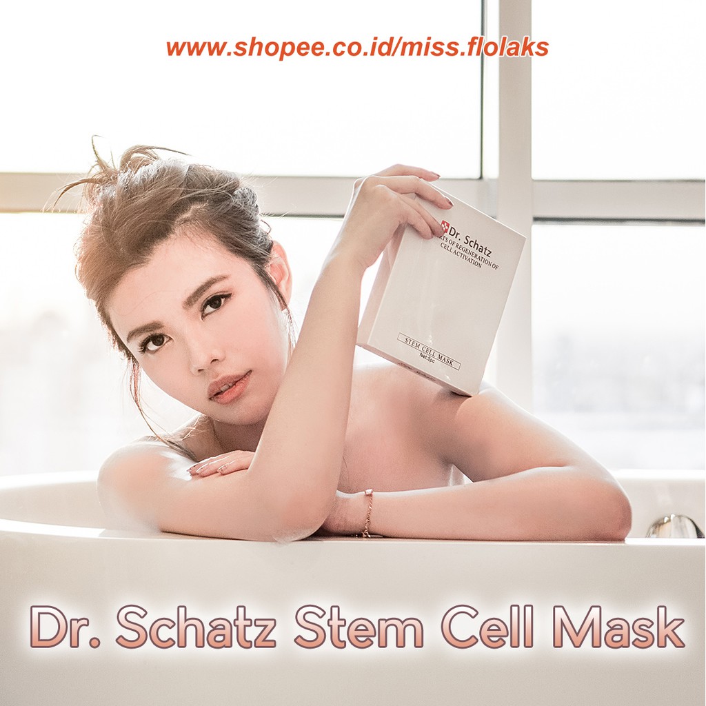 Dr. Schatz / Dr Schatz Stem Cell Mask 1 pak (isi 5) - Missflolaks - masker wajah