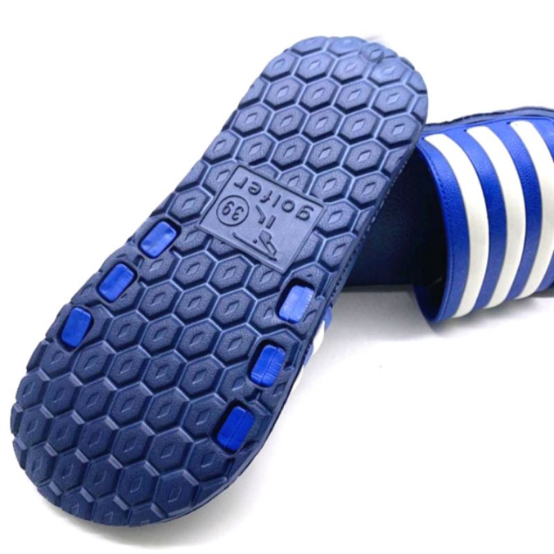 Sandal Pria / Sandal Slip on Cowok Karet Ringan