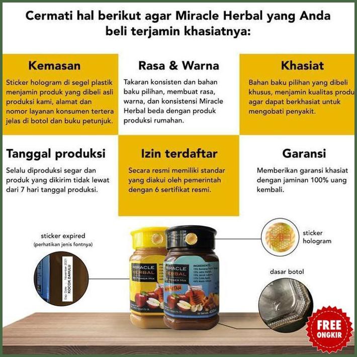 

✅Harga MIRACLE HERBAL 400ML MADU MURNI ⭐⭐⭐⭐⭐