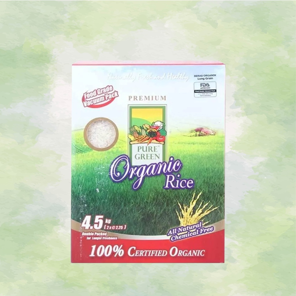 

Puregreen Organic Rice Long Grain 4.5 Kg