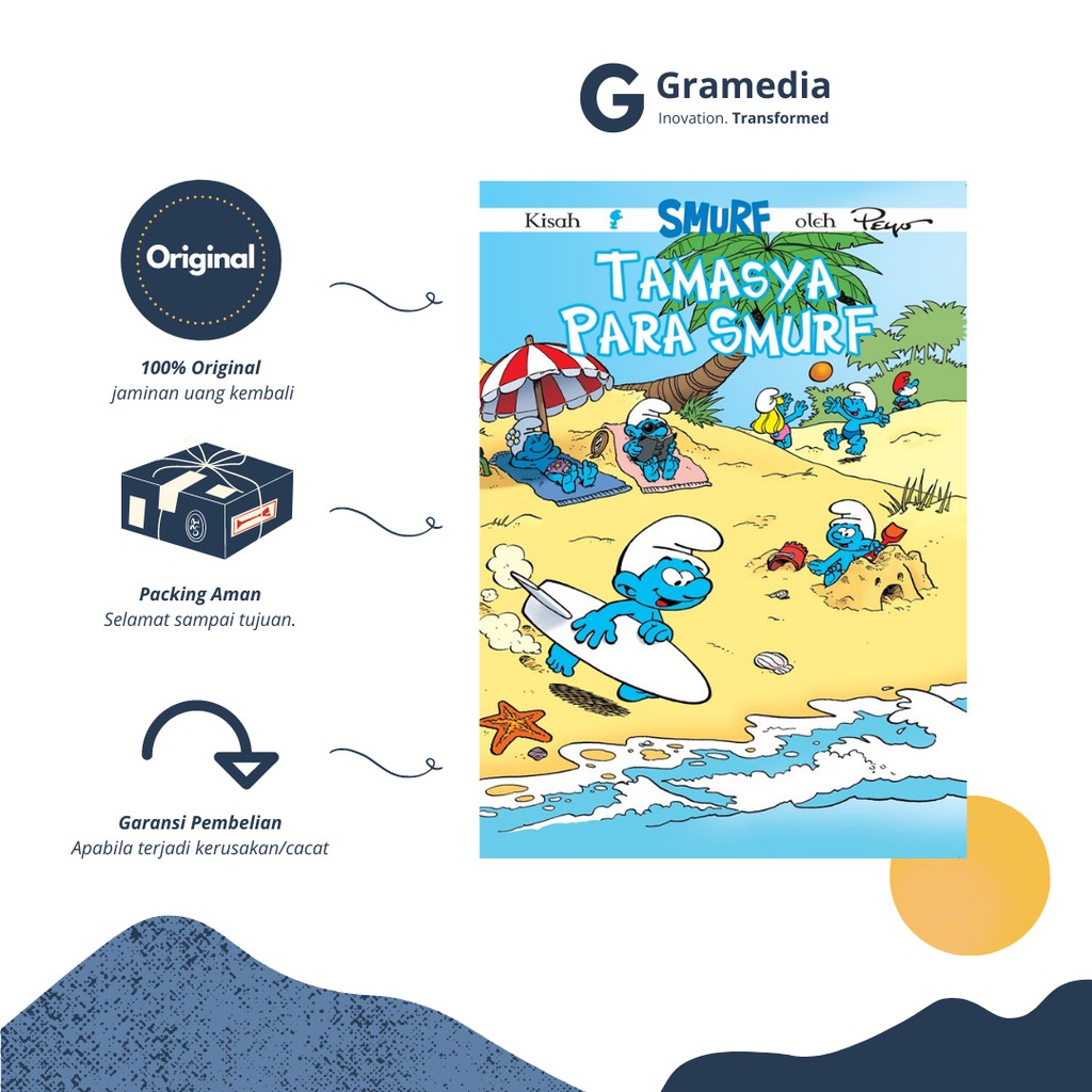 Gramedia cikupa - Smurf - Tamasya Para Smurf