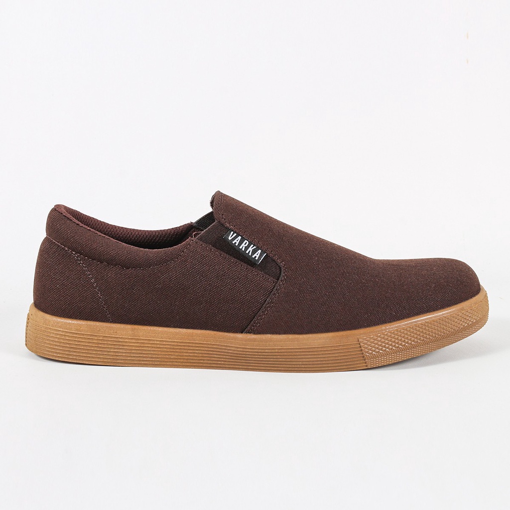 Sepatu Slip On Pria V 44812 Model Terbaru Brand Varka Sepatu Casual Santai Jalan Murah Berkualitas