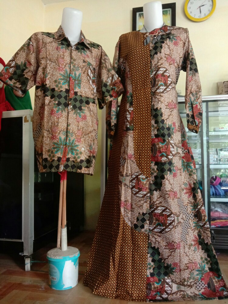 Set Couple Baju Batik Halus, Couple Batik Kondangan, Sarimbit Batik Keluarga Uneys
