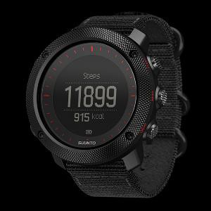 Suunto Traverse Alpha Black Red Bagus