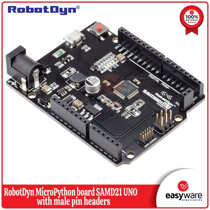 RobotDyn MicroPython board SAMD21 UNO With Male Pin Headers