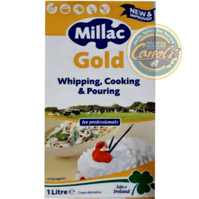 Millac Gold Whipping Cream 1lt / Milac Gold Whipping Cream 1lt