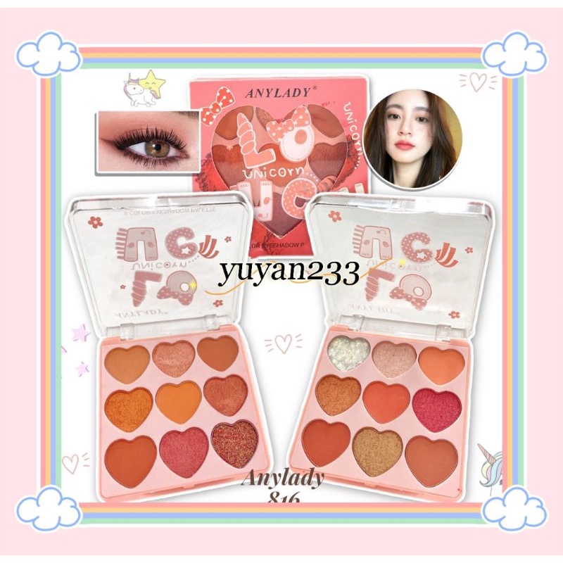 PROMO!!!EYESHADOW LOVE UNICORN ANYLADY 816