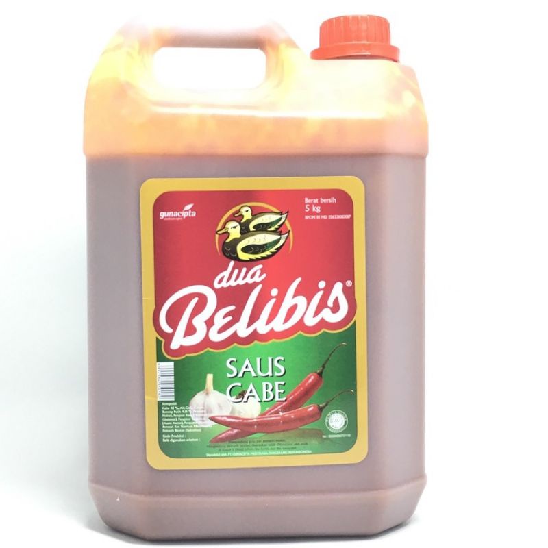 

Sambal dua belibis 5 kg karton