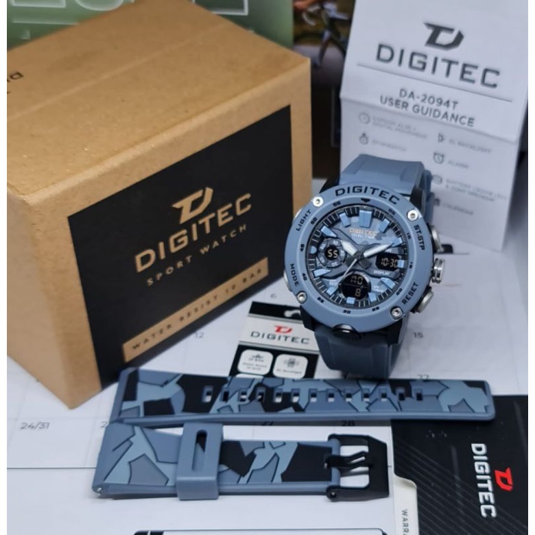 DIGITEC DG 2094 / DG-2094 / DG2094 / DA 3094 FREE Tali Watch Jam Tangan ORIGINAL