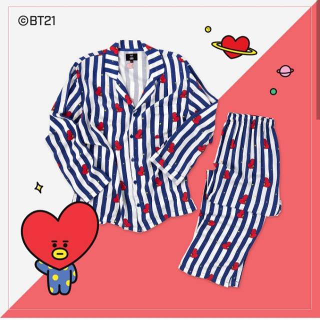 SET PAJAMAS FULL PRINT BT21