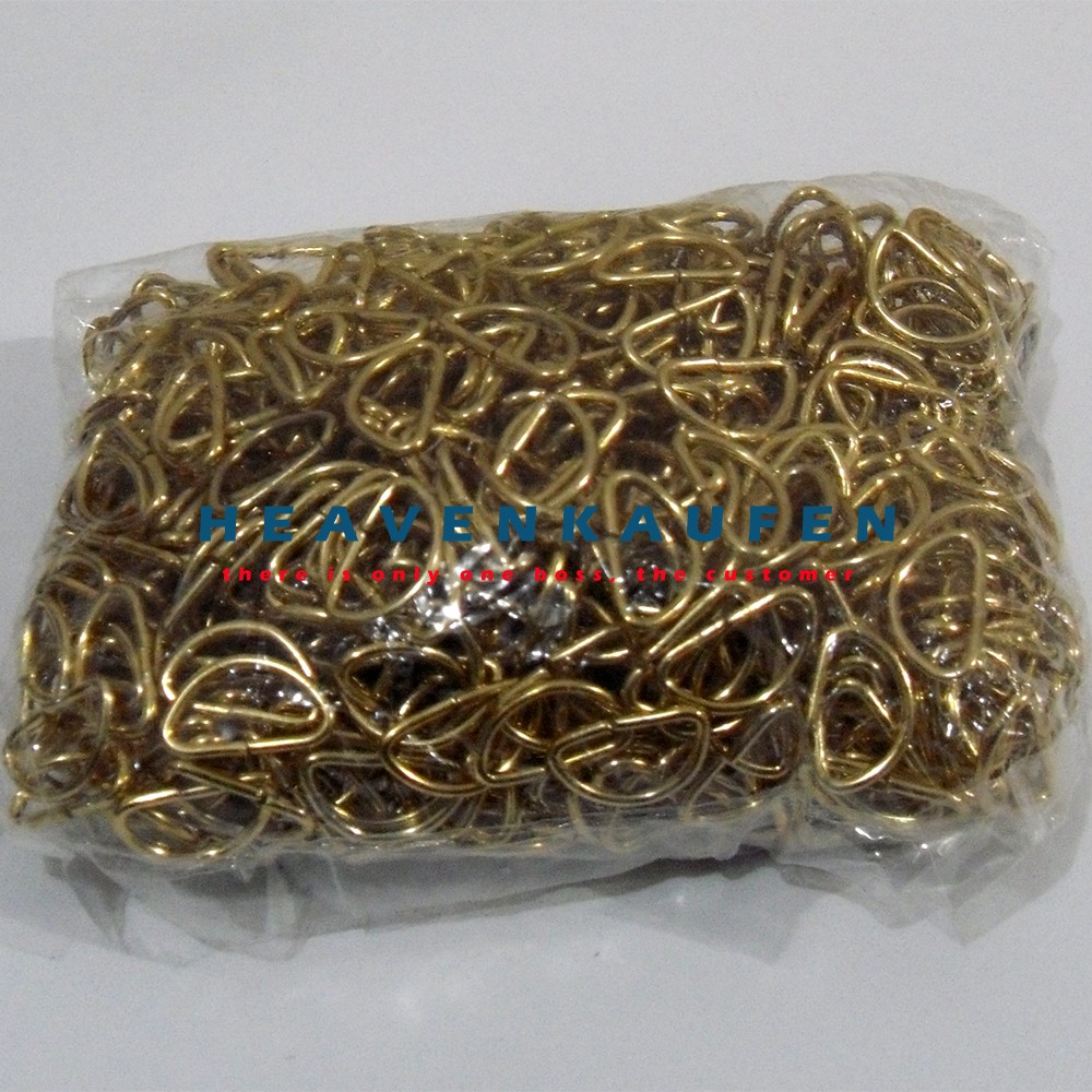 Ring D Gold/Emas 1 cm Untuk Ring Gelang Dll 100 pcs