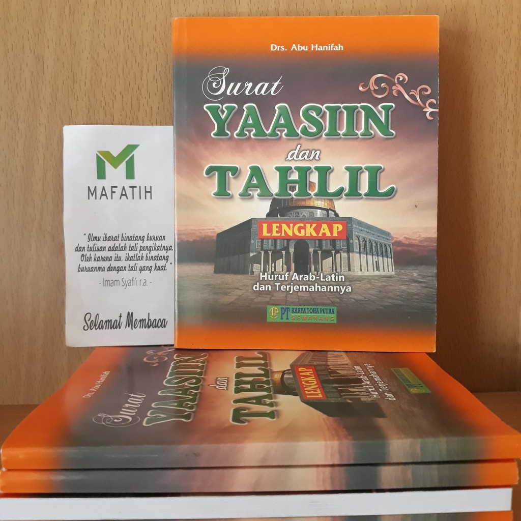 Buku Yasin Dan Tahlil Lengkap Arab Latin Dan Terjemah Shalat Mayit Doa Ziarah Dll Toha Putra