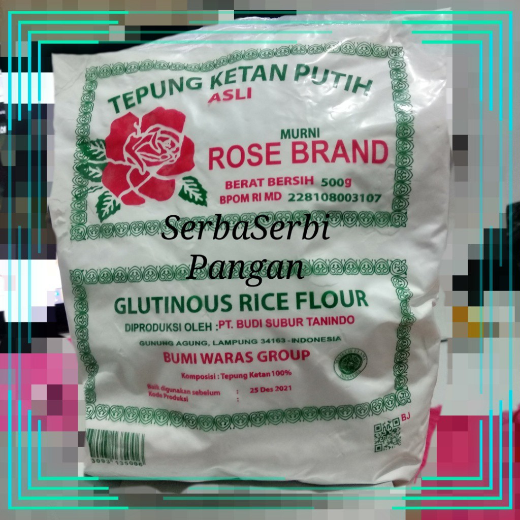 Tepung Ketan Rose Brand 500gr Shopee Indonesia