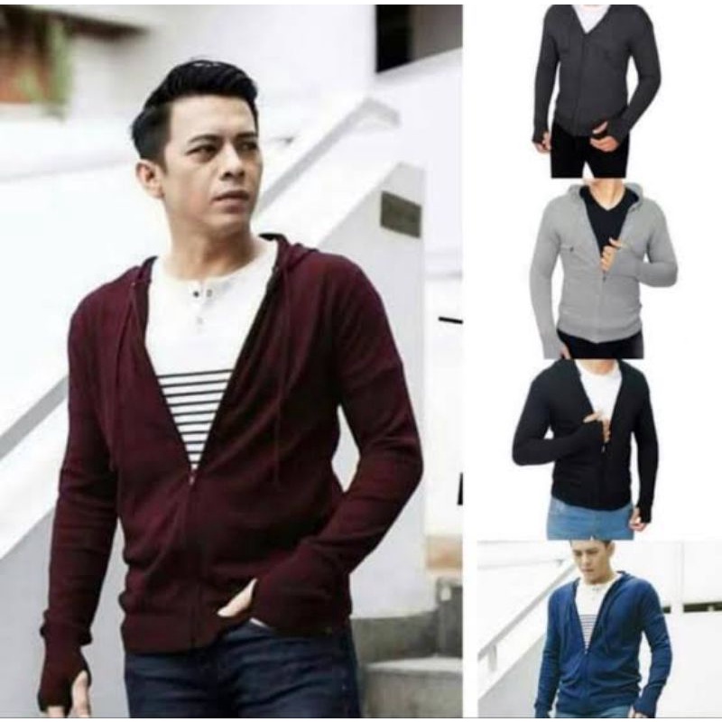 Jaket rajut Aril noah