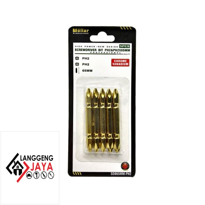 Promo Mata Obeng/Mata Bor Obeng Angin 65Mm Mollar Eceran Langgeng-