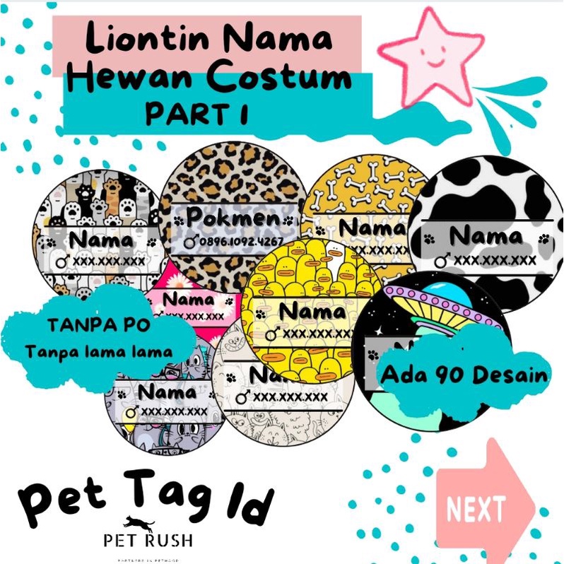 [PART 1] GANTUNGAN NAMA KALUNG/ NAMA KUCING /ANJING | LIONTIN KUCING KOSTUM | LIONTIN KALUNG NAMA KUCING COSTUME