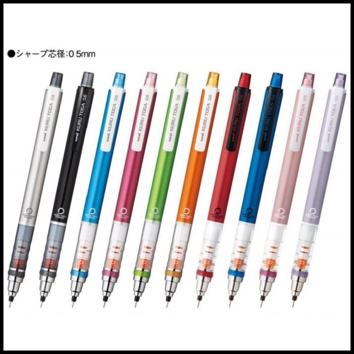 

Vanila | Pensil Mekanik Yang Bisa Meraut Sendiri!! Uni Kuru Toga Auto - 0,5Mm