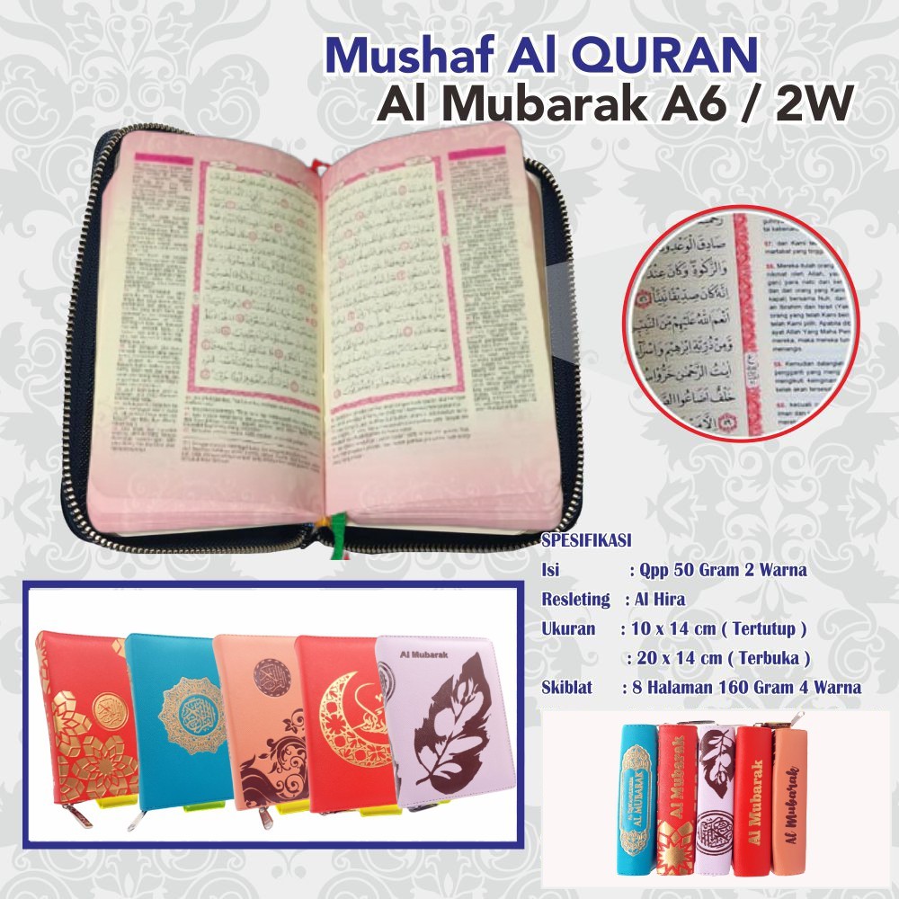 Al Quran Terjemahan Saku Ukuran A6 Paket 5 Pcs