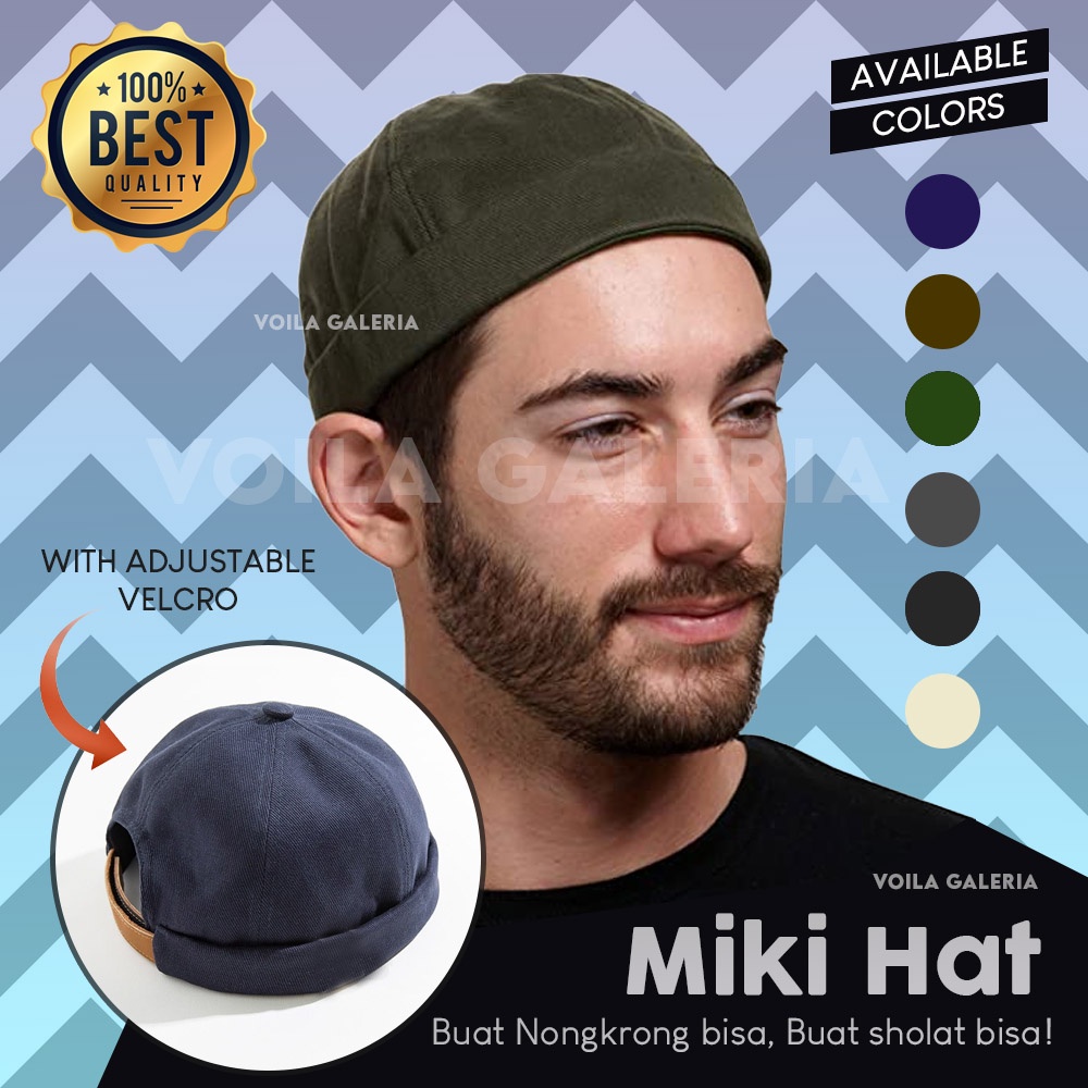 Topi Miki Hat - Peci uas Mikihat Dewasa - Kopyah Unik Braimless