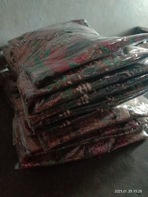 Cod. Bayar Di Tempat. Maura Couple - Sania Ruffle Batik Couple Ori Ndoro Jowi Garansi Termurah