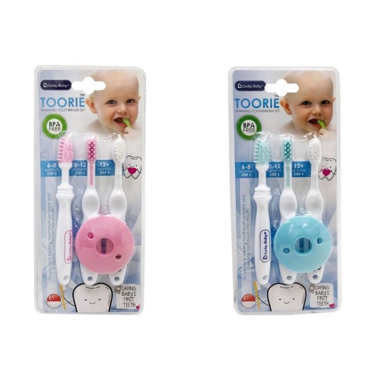 Lucky Baby TOORIE Training Toothbrush Set