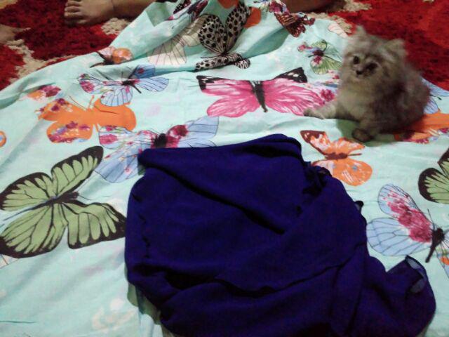 Gamis Batik White (gamis Only)