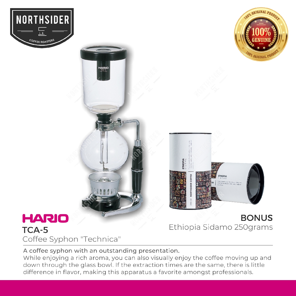 HARIO COFFEE SYPHON TECHNICA 5 CUP TCA-5 | Alat kopi