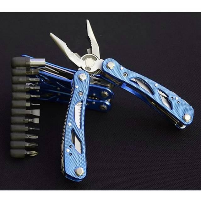 Perkakas Tang Pisau Lipat Multifungsi EDC