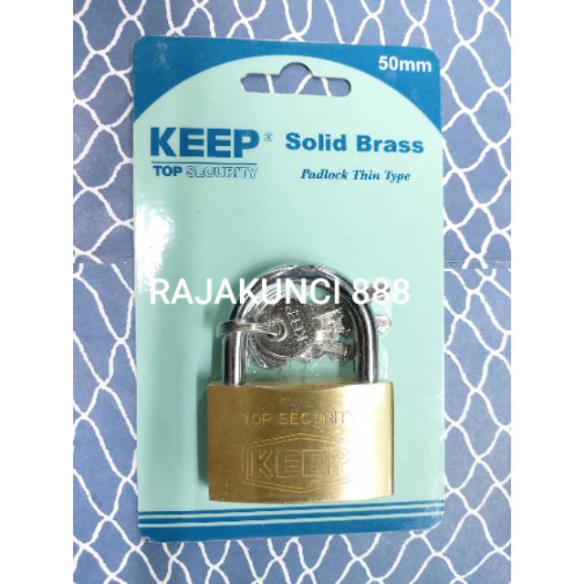 Gembok KEEP 50mm kuningan - Gembok keep 50mm - Gembok 50mm - Gembok