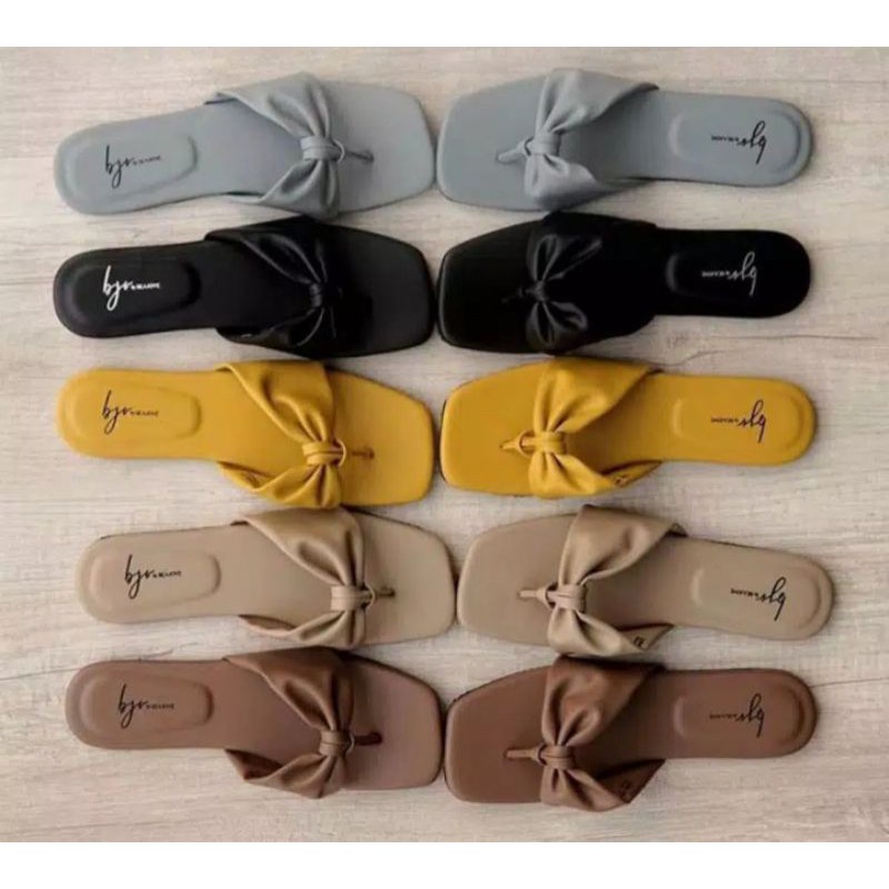 mdaffstore - Ramadan Sale Sandal Teplek Wanita Pita J1 AG03