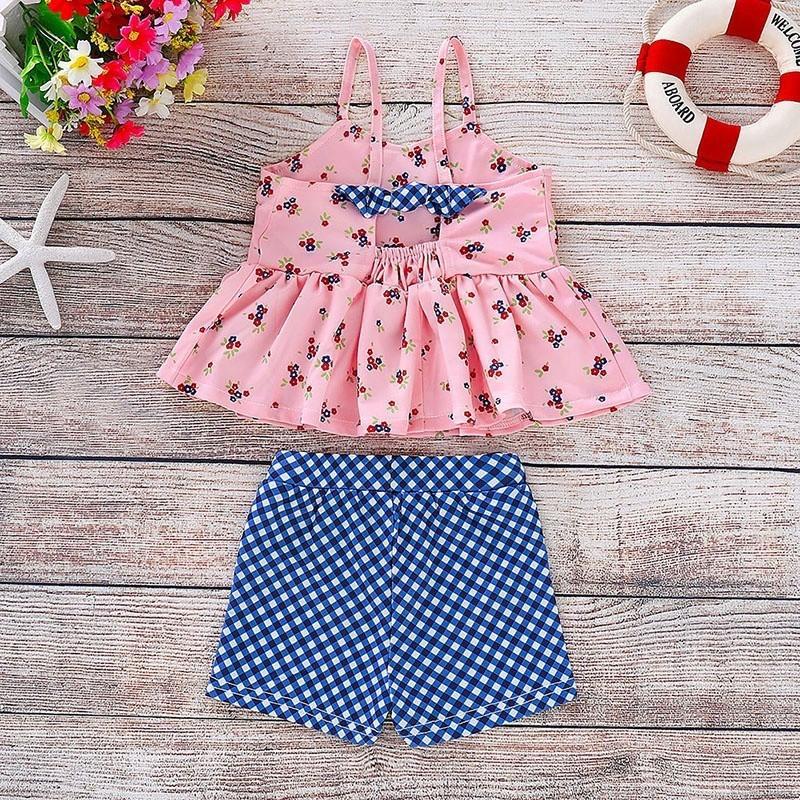 Set Baju  Renang  Bikini Anak  Perempuan  dengan Model Two 