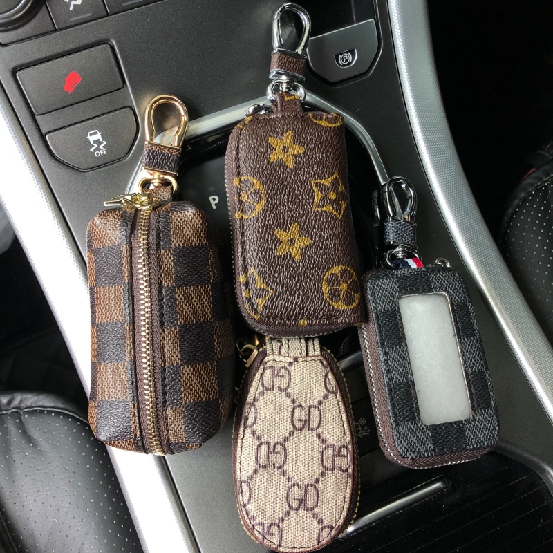 Gantungan Motif LV GUCCI Dompet Kunci Kulit Sintentis Premium Series