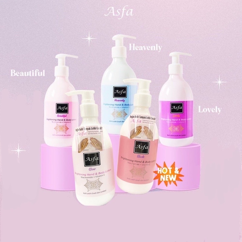 Jual ASFA Brightening Body Lotion With Niacinamide dan Vitamin E