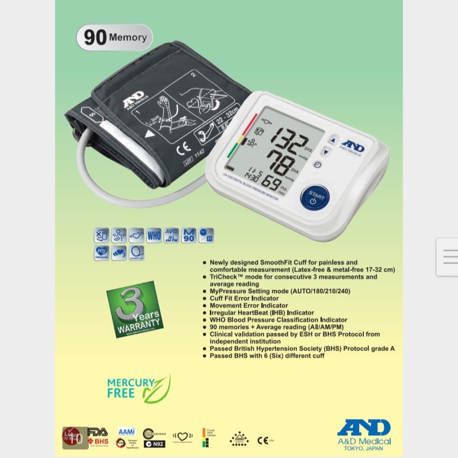 TENSIMETER DIGITAL AND MONITOR UA 1020