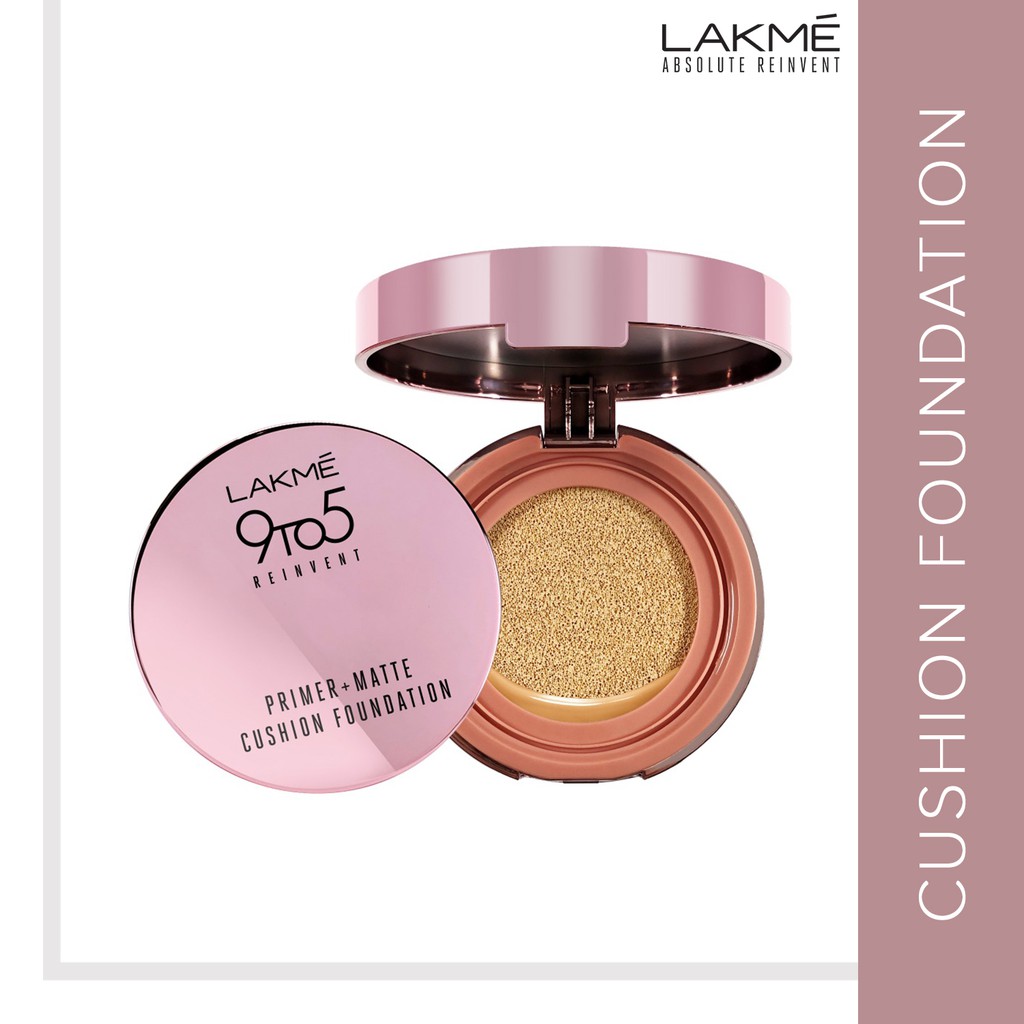 Lakme 9to5 Reinvent Primer + matte Cushion Foundation