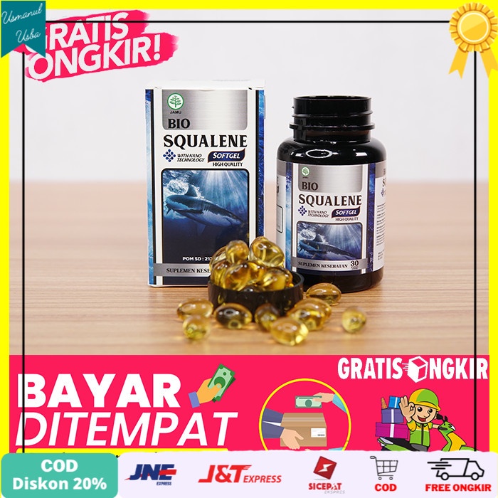 

◾COD◾ Obat Nyeri Sendi, Sakit Sendi, Pengapuran Tulang, Rematik, Asam Urat - BIO SQUALENE