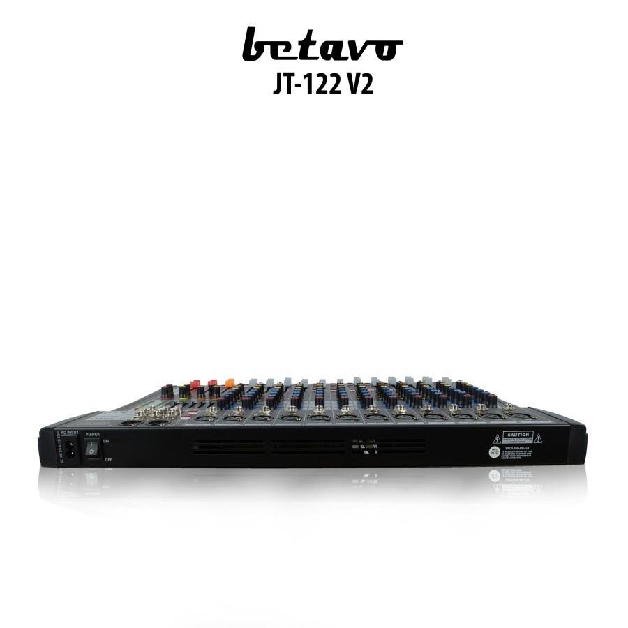 ORIGINAL BETAVO MIXER AUDIO JT 122 V2 PROFESIONAL AUDIO 12 CHANEL