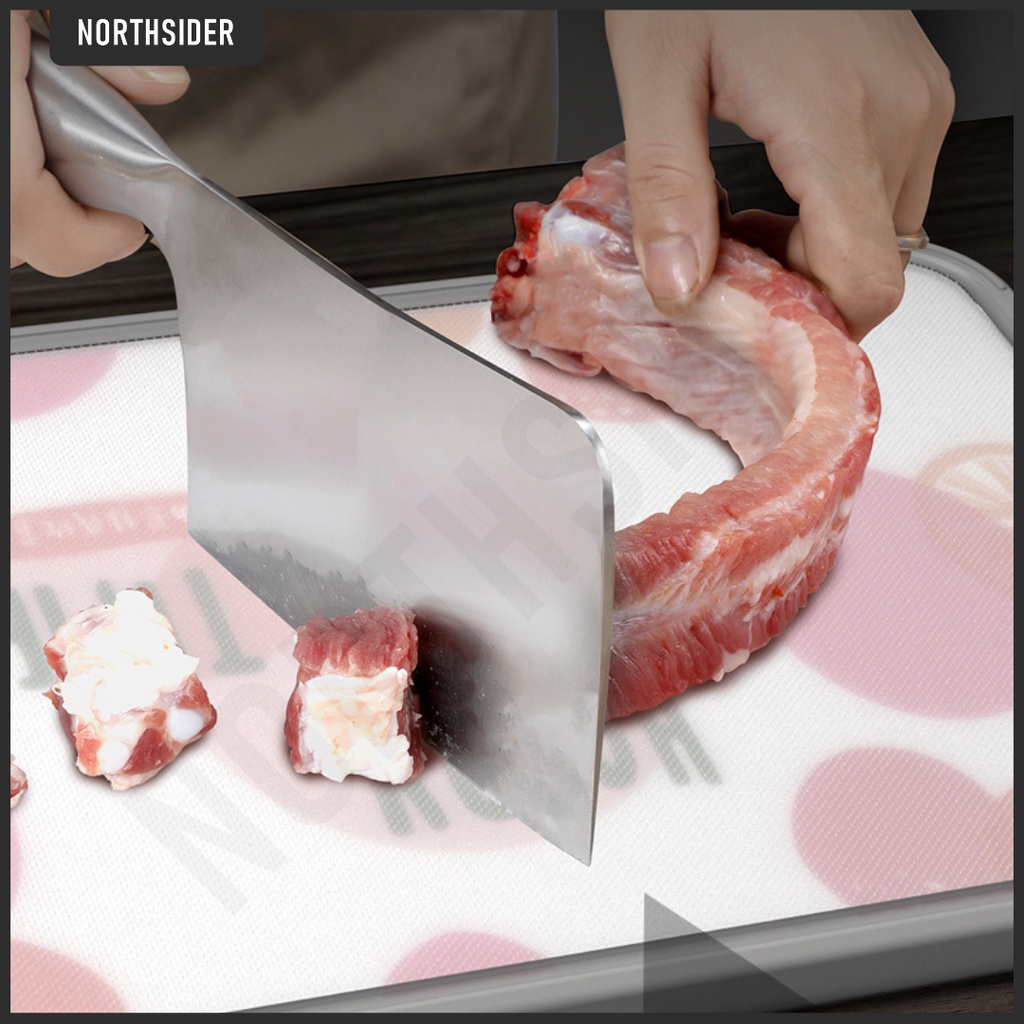 TALENAN 2 SISI TEBAL | CUTTING BOARD STAINLESS STEEL - PP