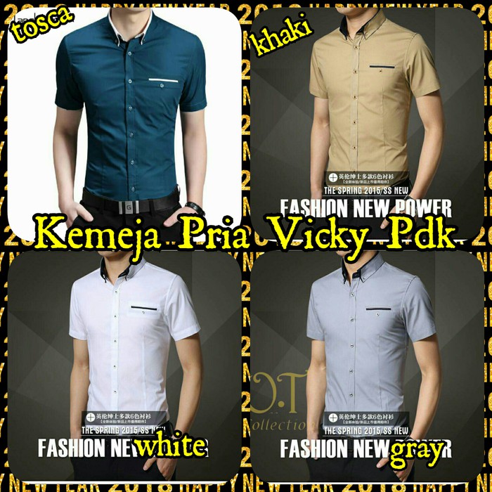 Kemeja Pria Vicky Pdk